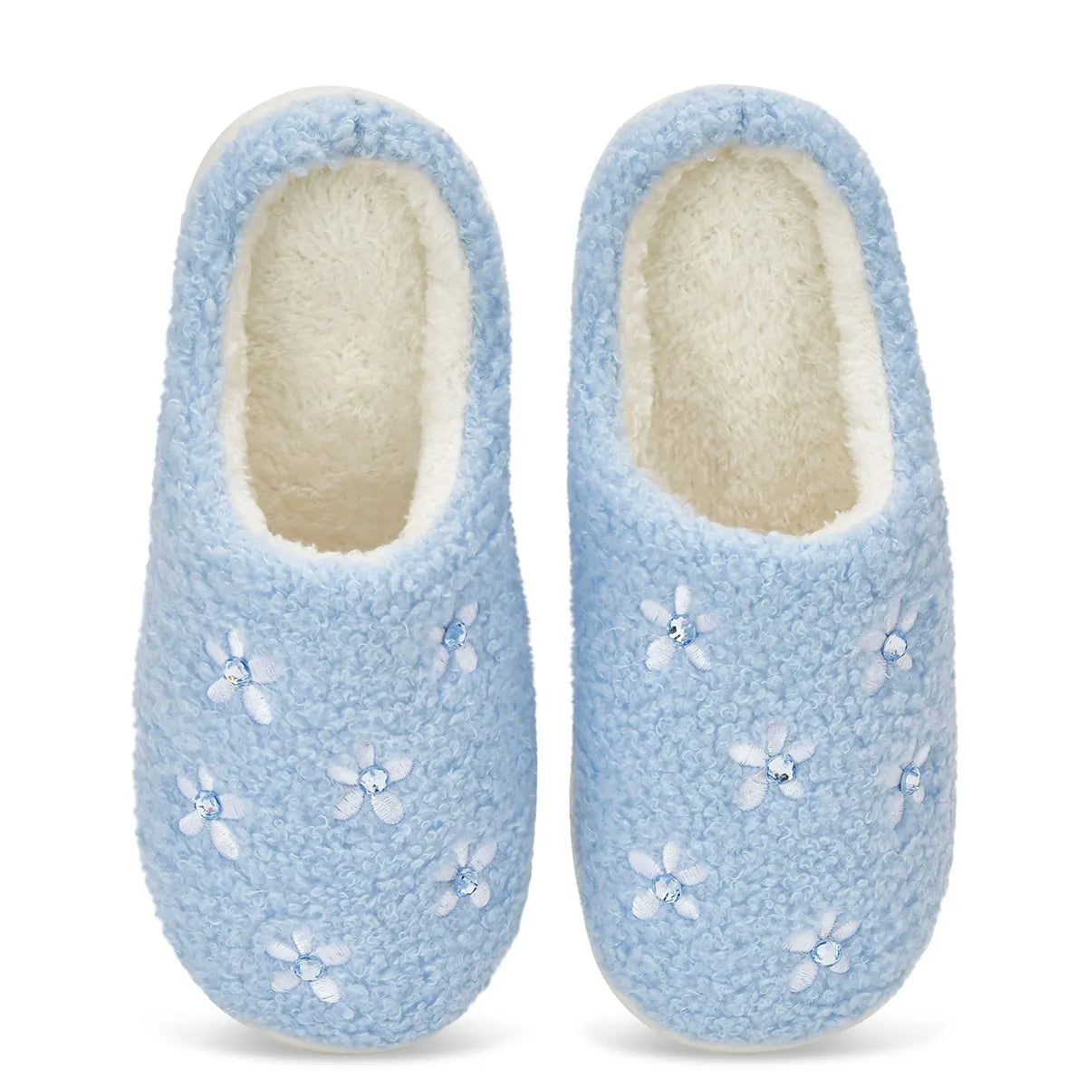 Blue Ditsy Slippers by Iscream