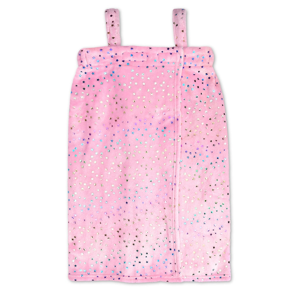 Pink Foil Stars Spa Wrap by Iscream