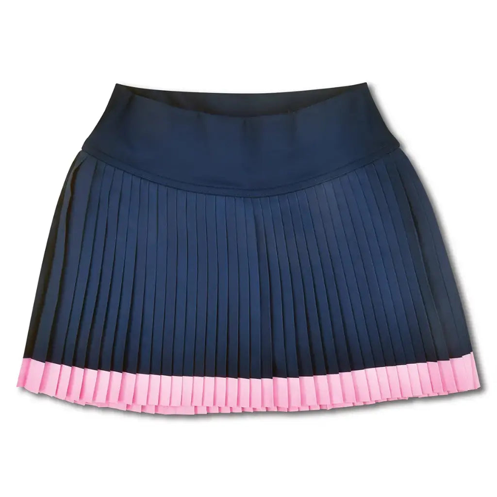 Navy Pink Stripe Skort by Iscream