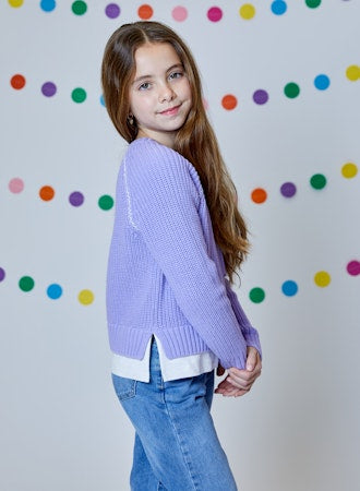Purple Haze Knit Sweater