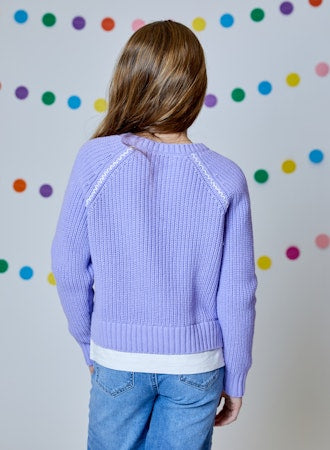 Purple Haze Knit Sweater