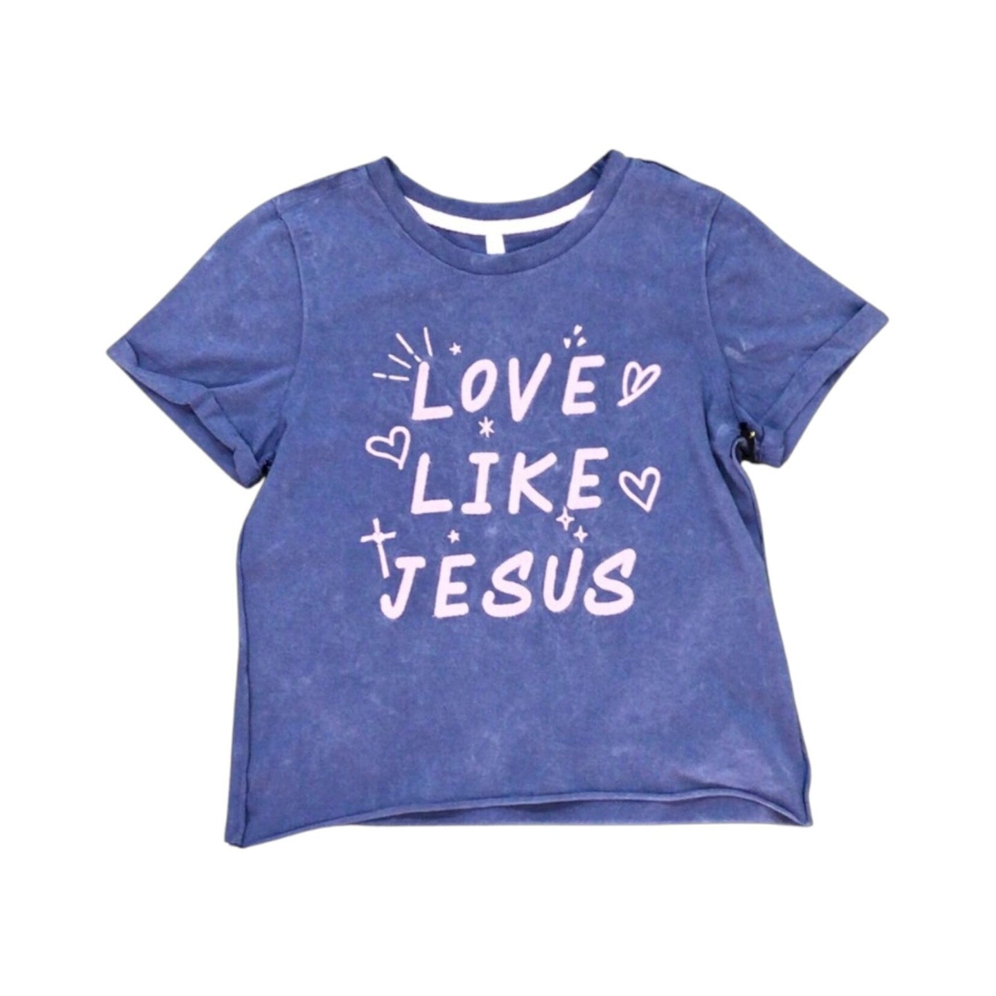 Love Like Jesus Embroidery T-shirt