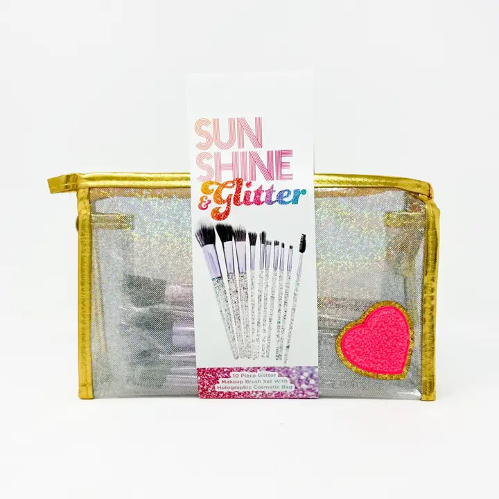 Glitter Glam 10-Piece Brush Set