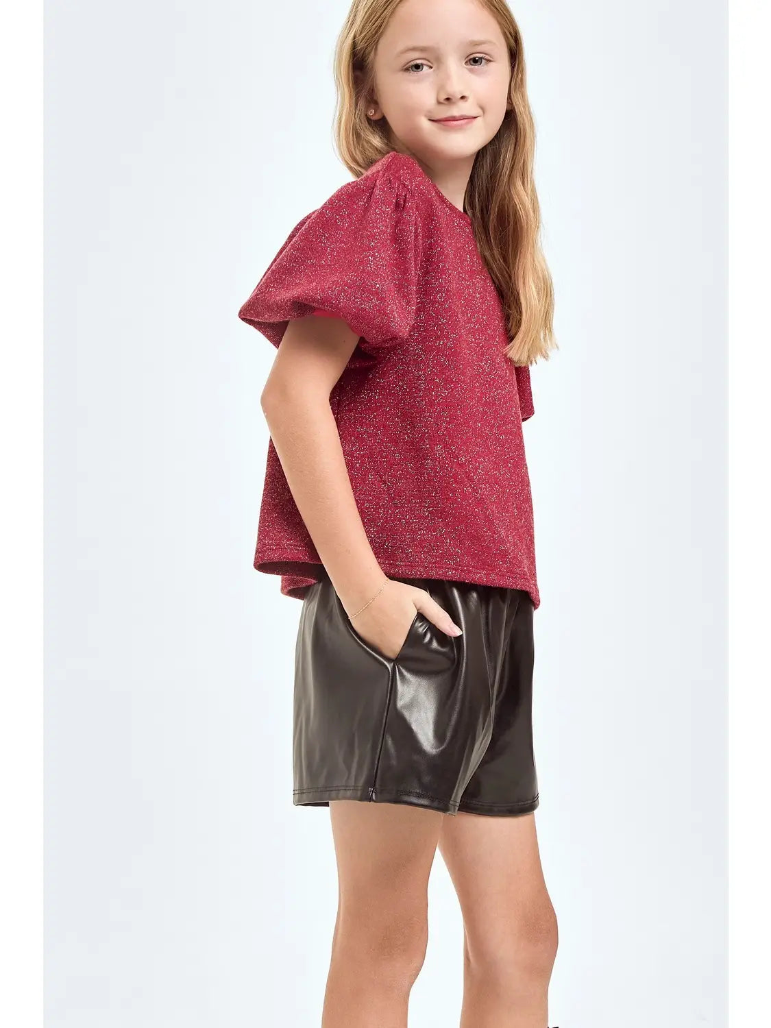 Faux Leather Boxer Shorts