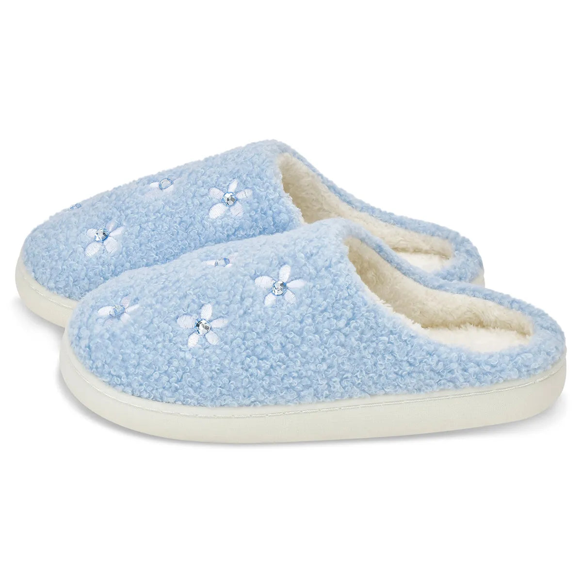 Blue Ditsy Slippers by Iscream