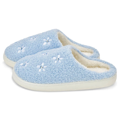 Blue Ditsy Slippers by Iscream