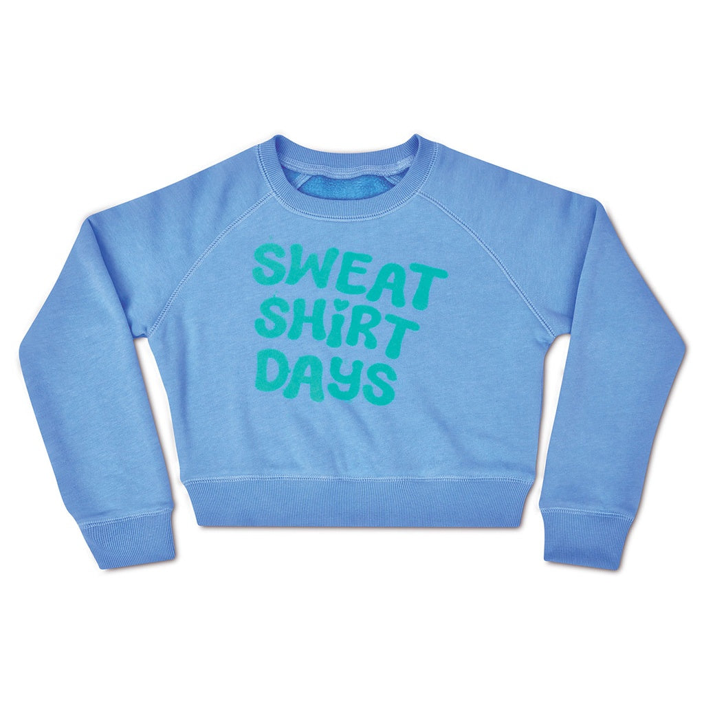 Sweatshirt Days Bright Blue Basic Crew Neck Sweatshirt by Iscream