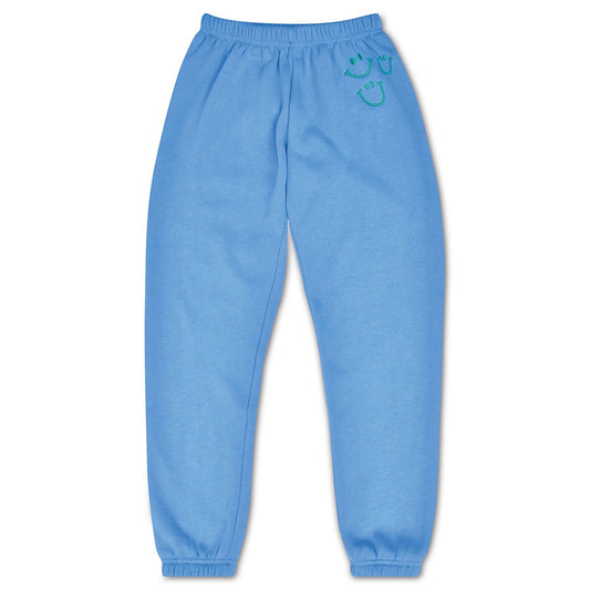 Happy Faces Bright Blue Basic Sweatpants by Iscream