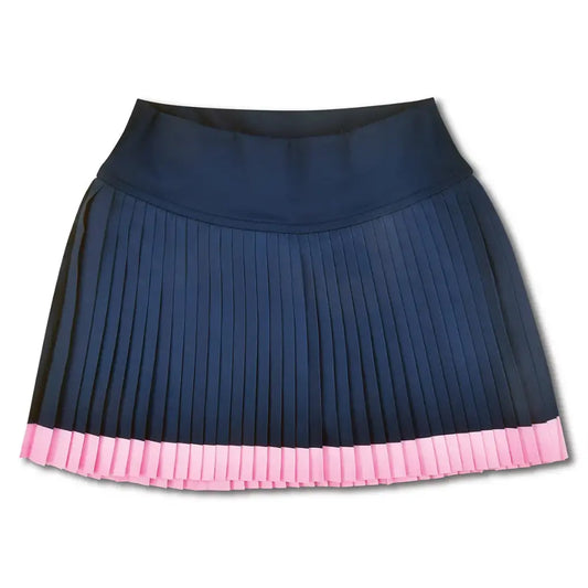 Navy Pink Stripe Skort by Iscream