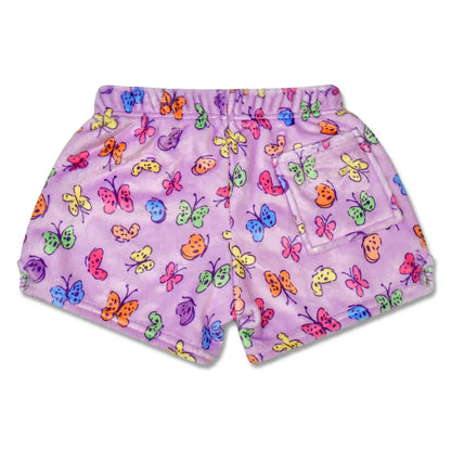Iscream Bright Butterflies Plush Shorts