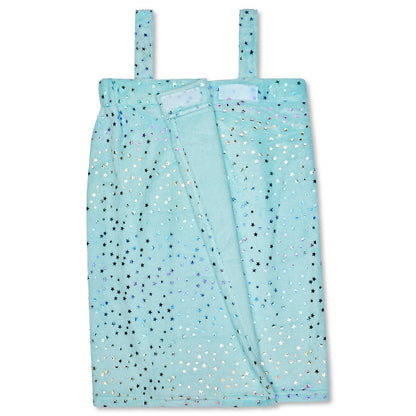 Blue Foil Stars Spa Wrap by Iscream