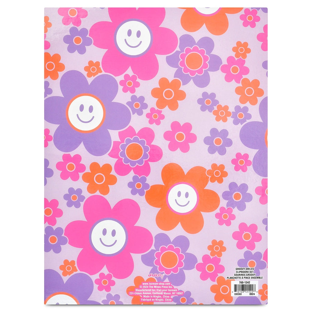 Groovy Smiles Clipboard Set by Iscream