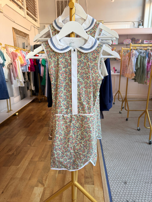 Fall Floral Court Dress by Courtside Kids