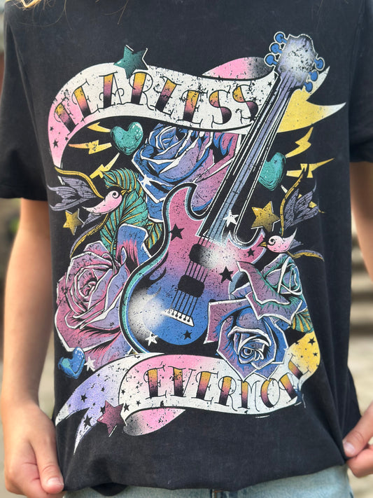 Rock and Roll Guitar Graphic T-Shirt
