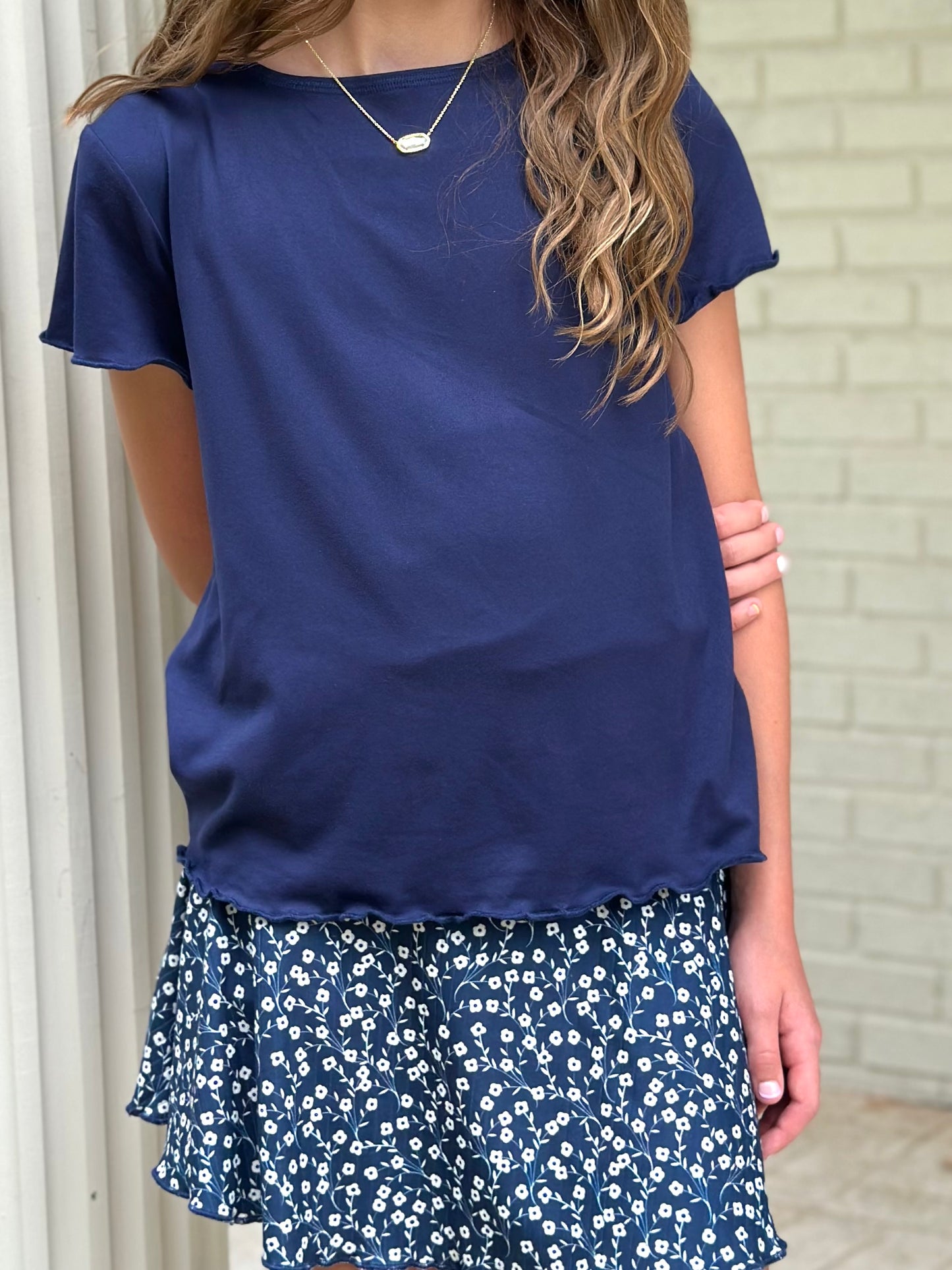 Short Sleeve Lettuce Edge Shirt