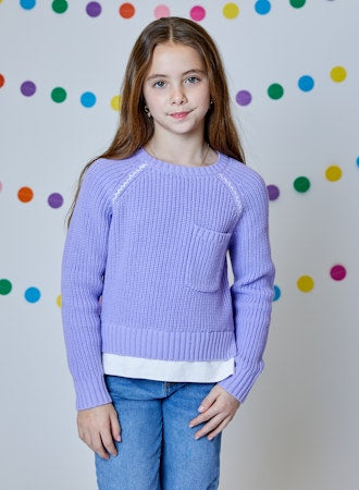 Purple Haze Knit Sweater