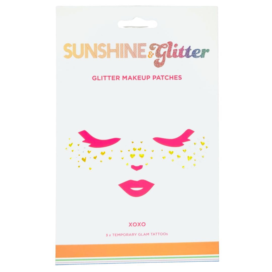 Sunshine & Glitter Face Tattoo - Butterfly Kisses