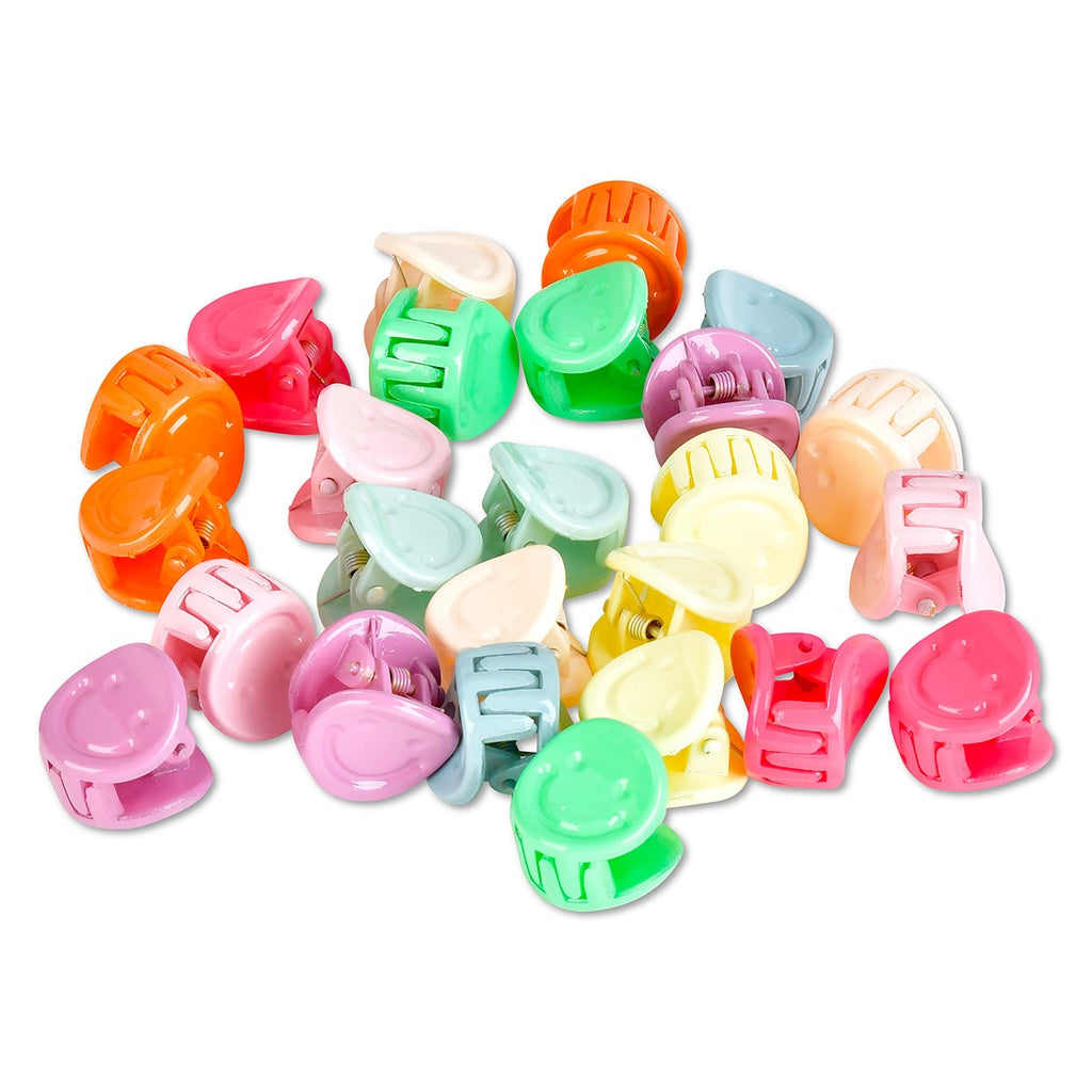 Mini Smile Hair Clips Set by Iscream