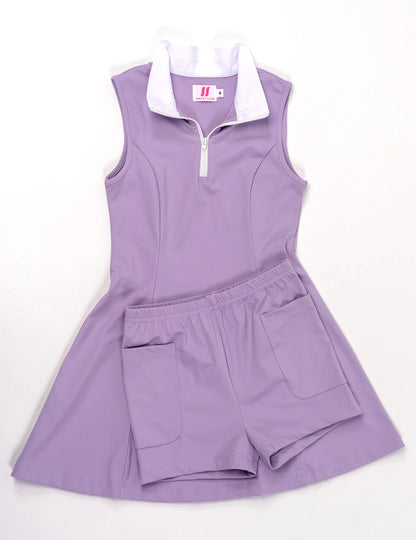 Sweet Lane Athletic Dress Light Purple